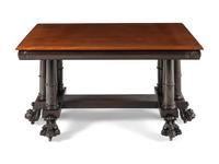 An American Classical Walnut Side Table