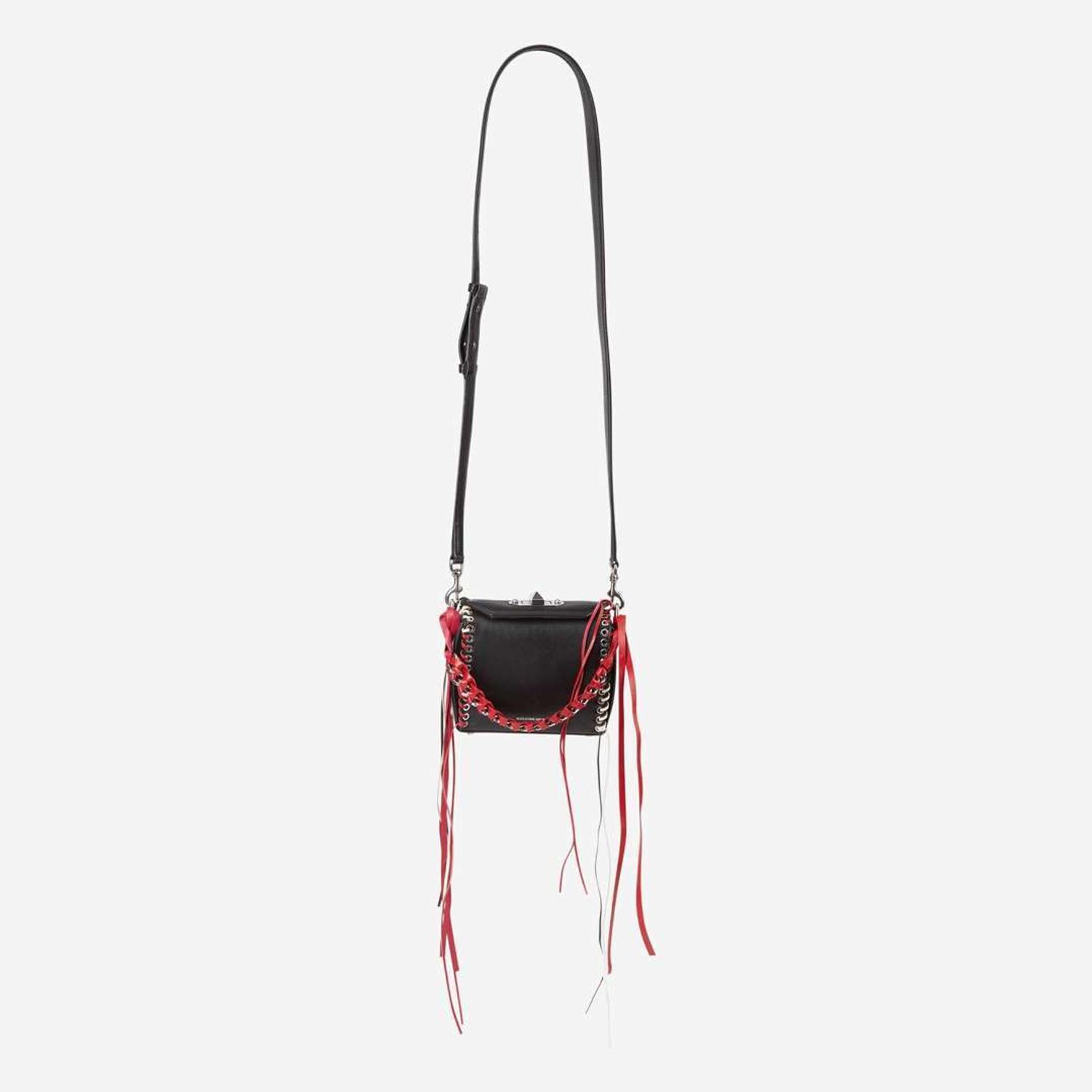 Alexander McQueen Calfskin Whipstitch Box Shoulder Bag Alexander McQueen