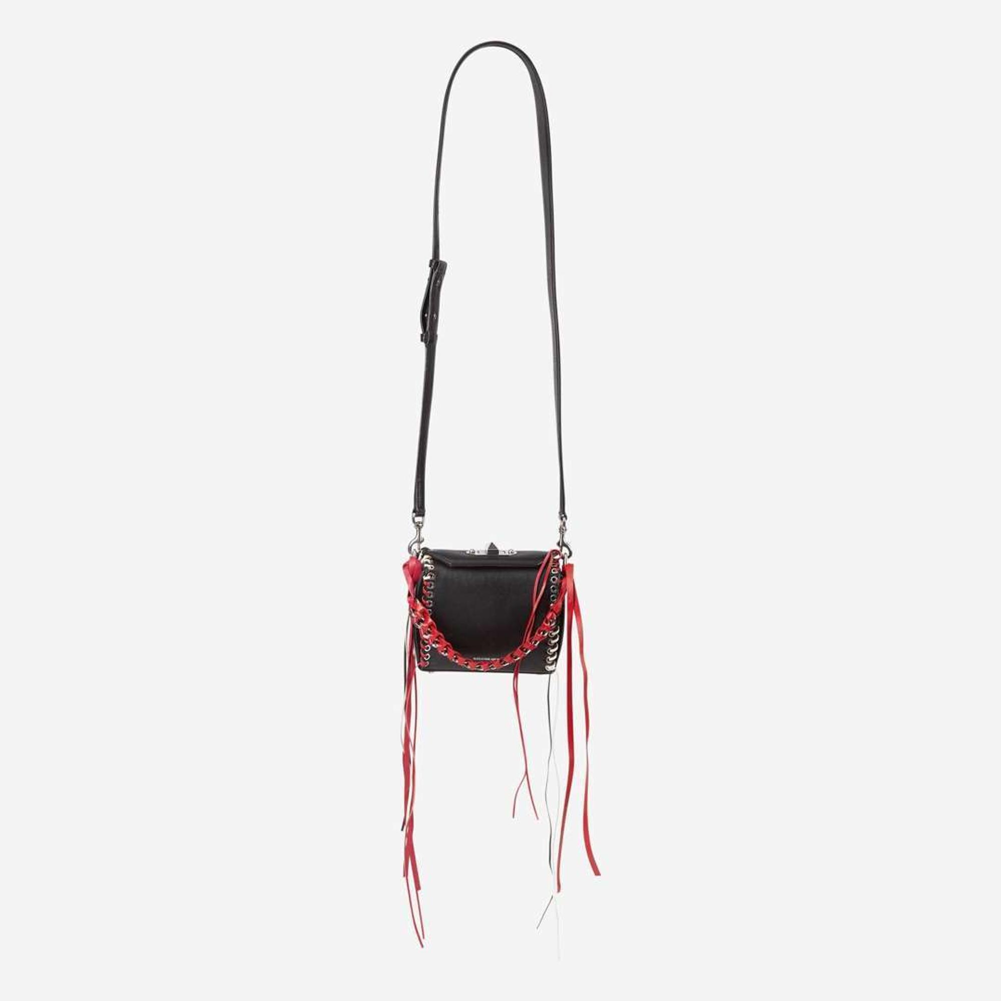 Alexander McQueen Calfskin Whipstitch Box Shoulder Bag Alexander McQueen
