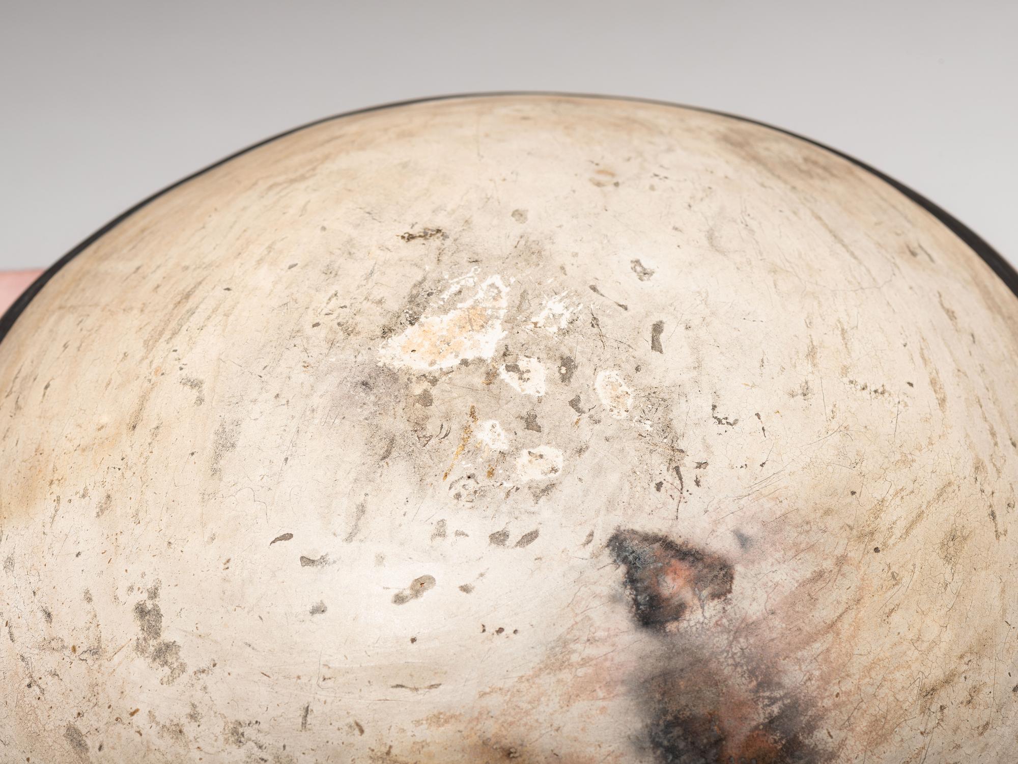 Polychrome Pottery Bowl, with Avian Designs