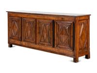 An Italian Walnut Console Cabinet