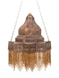 A Group of Three Syrian Brass Lanterns