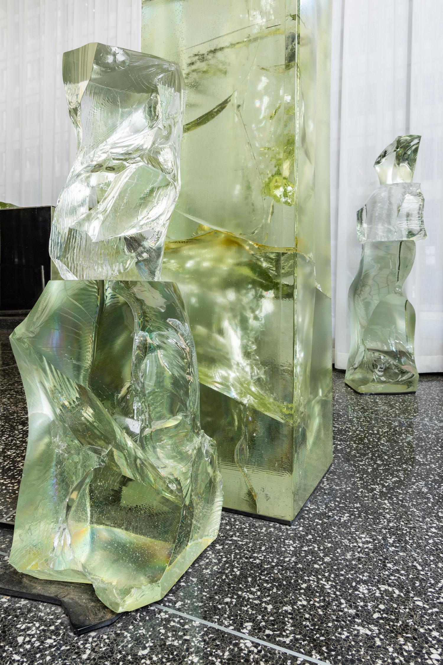 Frank Gehry (American, 1929–2025) — Icehenge Desk from the lobby of the Inland Steel Building