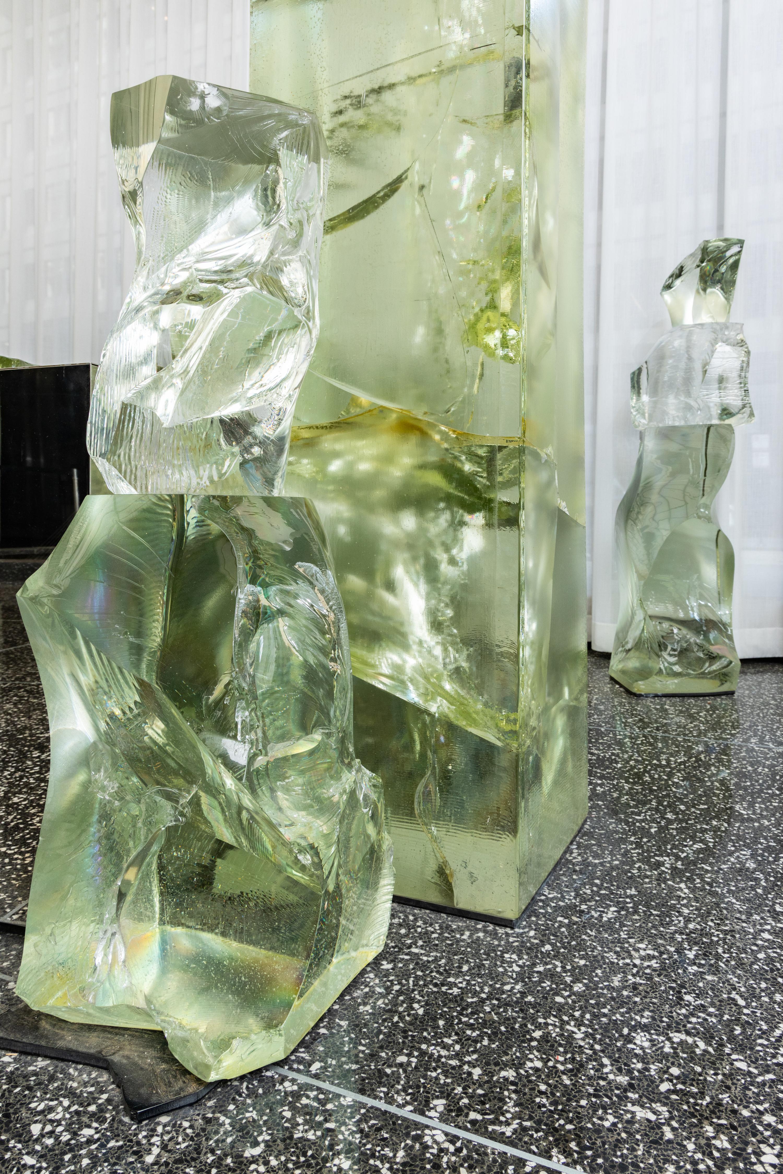 Frank Gehry (American, 1929–2025) — Icehenge Desk from the lobby of the Inland Steel Building