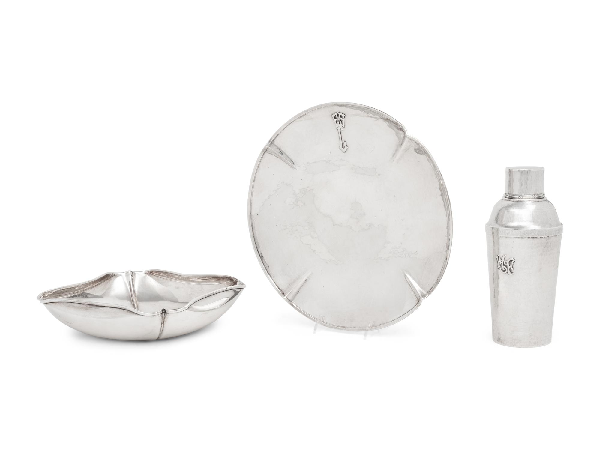 Three American Arts and Crafts Silver Articles