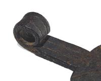 A Group of Five Wrought Iron Door Hinges, Pennsylvania and France, 18th Century