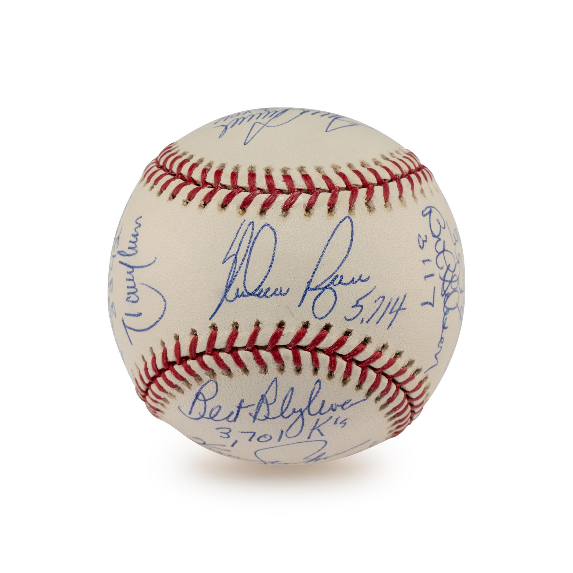 A Strikeout King Hall of Pitchers Multi Signed Autograph Baseball (Beckett Authentication Services)