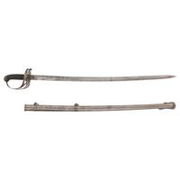 Non-Regulation Staff & Field Officers Sword (Peterson 75) by Walscheid, Inscribed to Lt. Col. William Coan - 48th NY Infantry