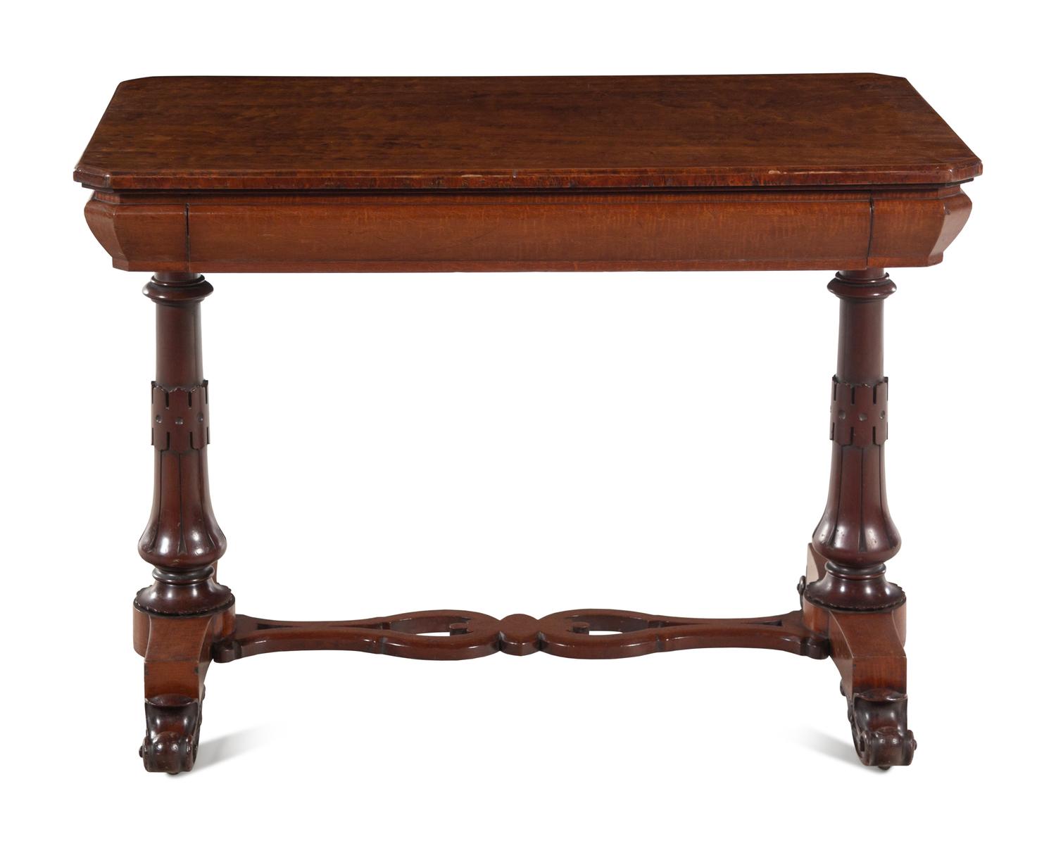 A Continental Mahogany Sofa Table