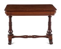 A Continental Mahogany Sofa Table