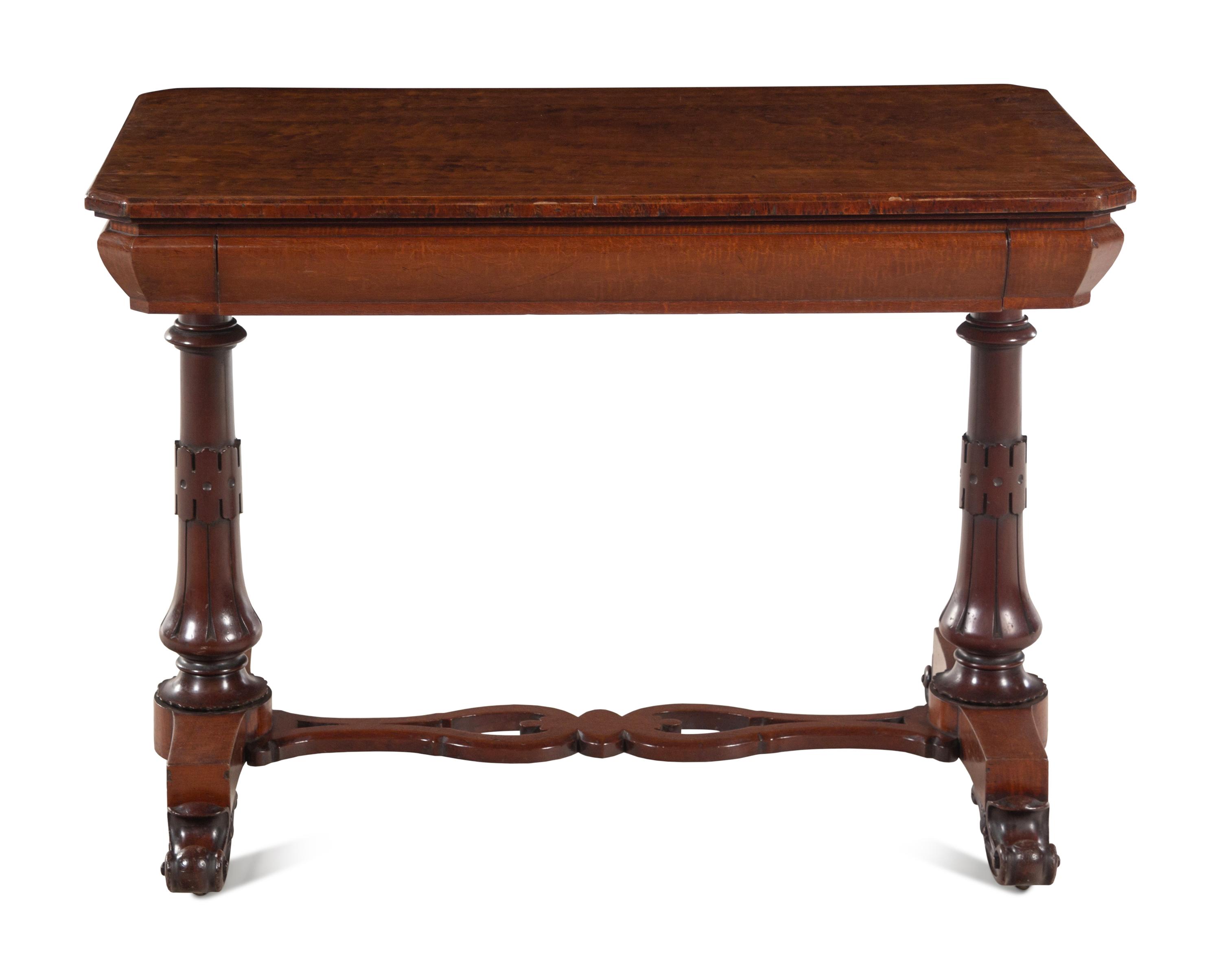 A Continental Mahogany Sofa Table