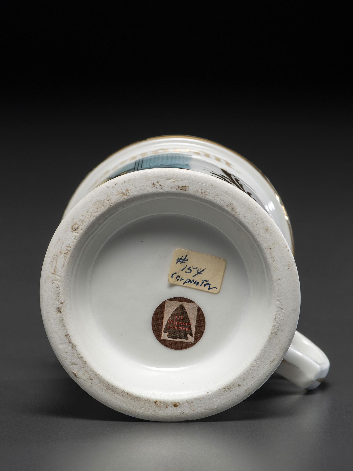 A Plumber's Porcelain Occupational Shaving Mug