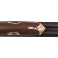 Silver Mounted English 10 Bore Percussion Shotgun
