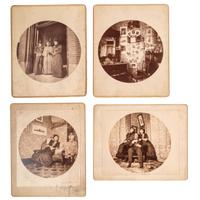 [EARLY PHOTOGRAPHY]. A group of 83 cabinet cards, including members of the University of Michigan School of Dentistry, 1887.