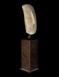 A Large Cycladic Marble Head