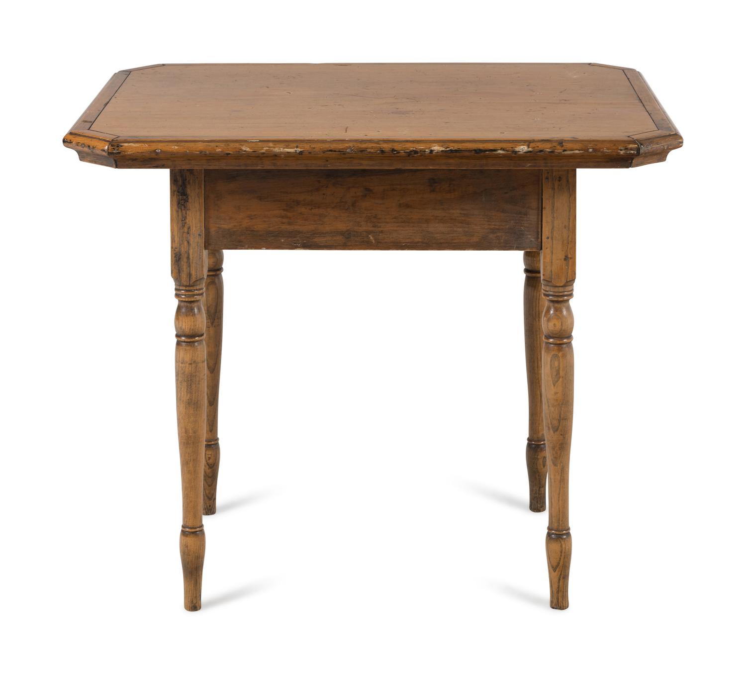 An American Pine Side Table
