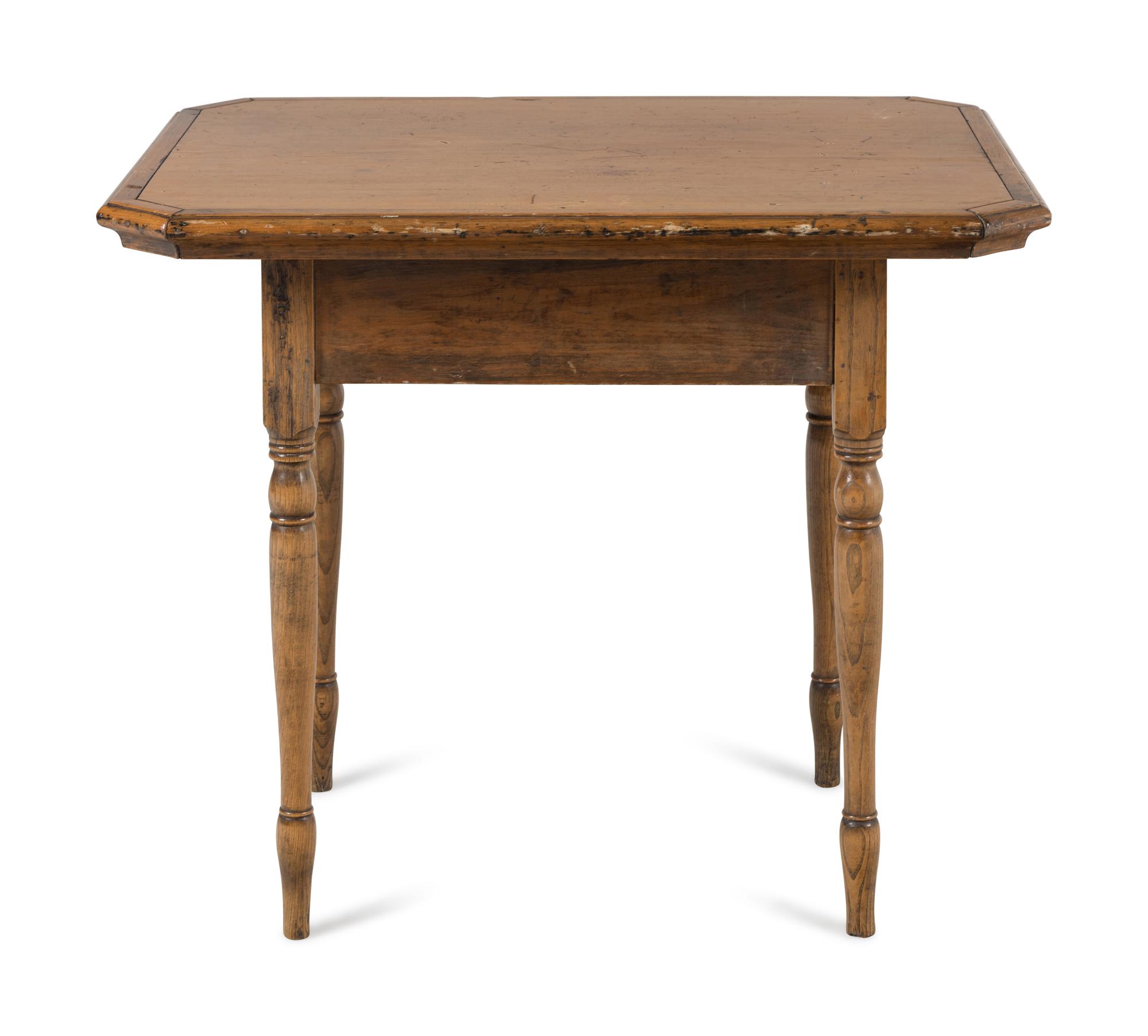 An American Pine Side Table