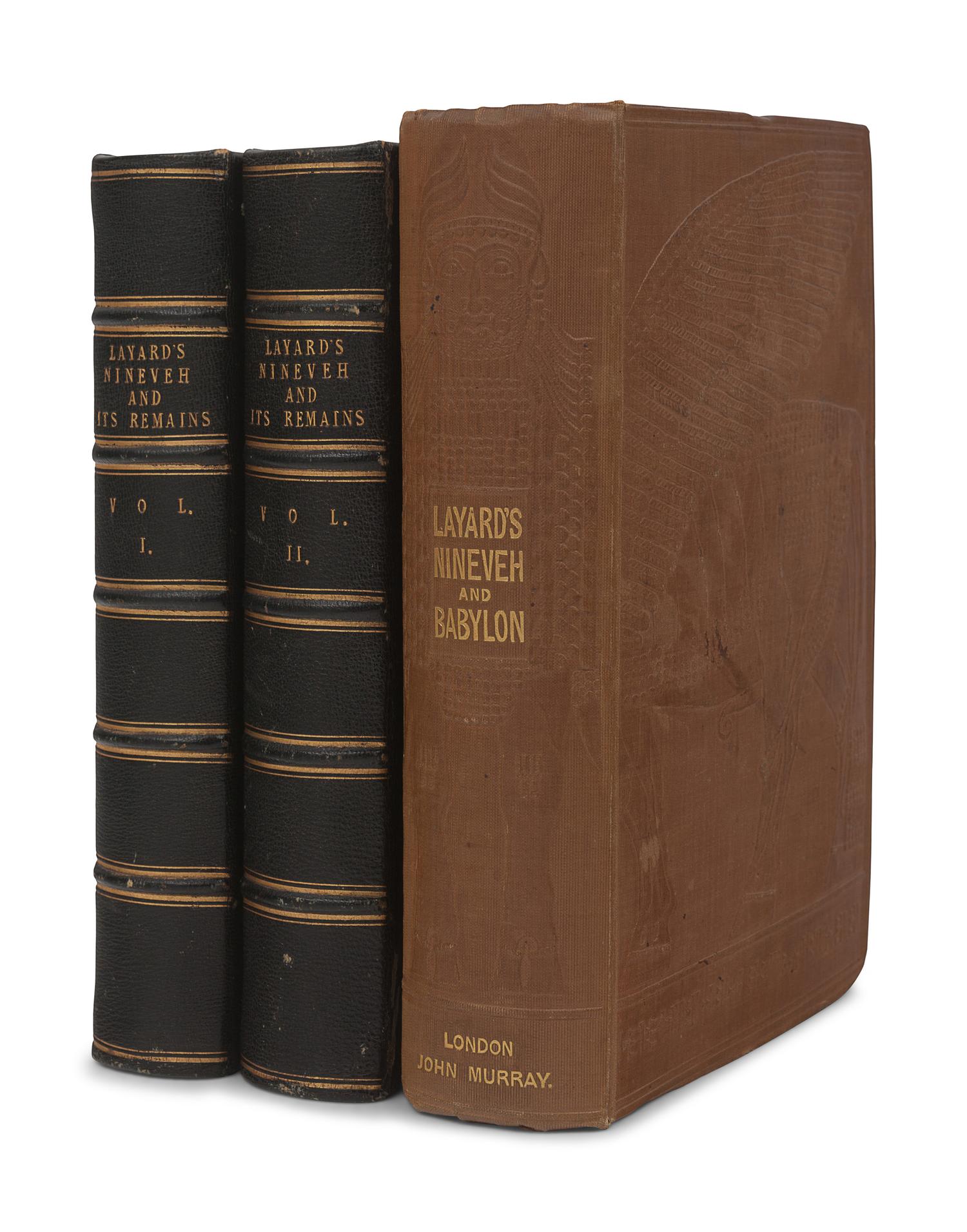 LAYARD, Austen Henry (1817-1894). Discoveries in the Ruins of Nineveh and Babylon; with travels in Armenia, Kurdistan and the Desert . London: John Murray, 1853.