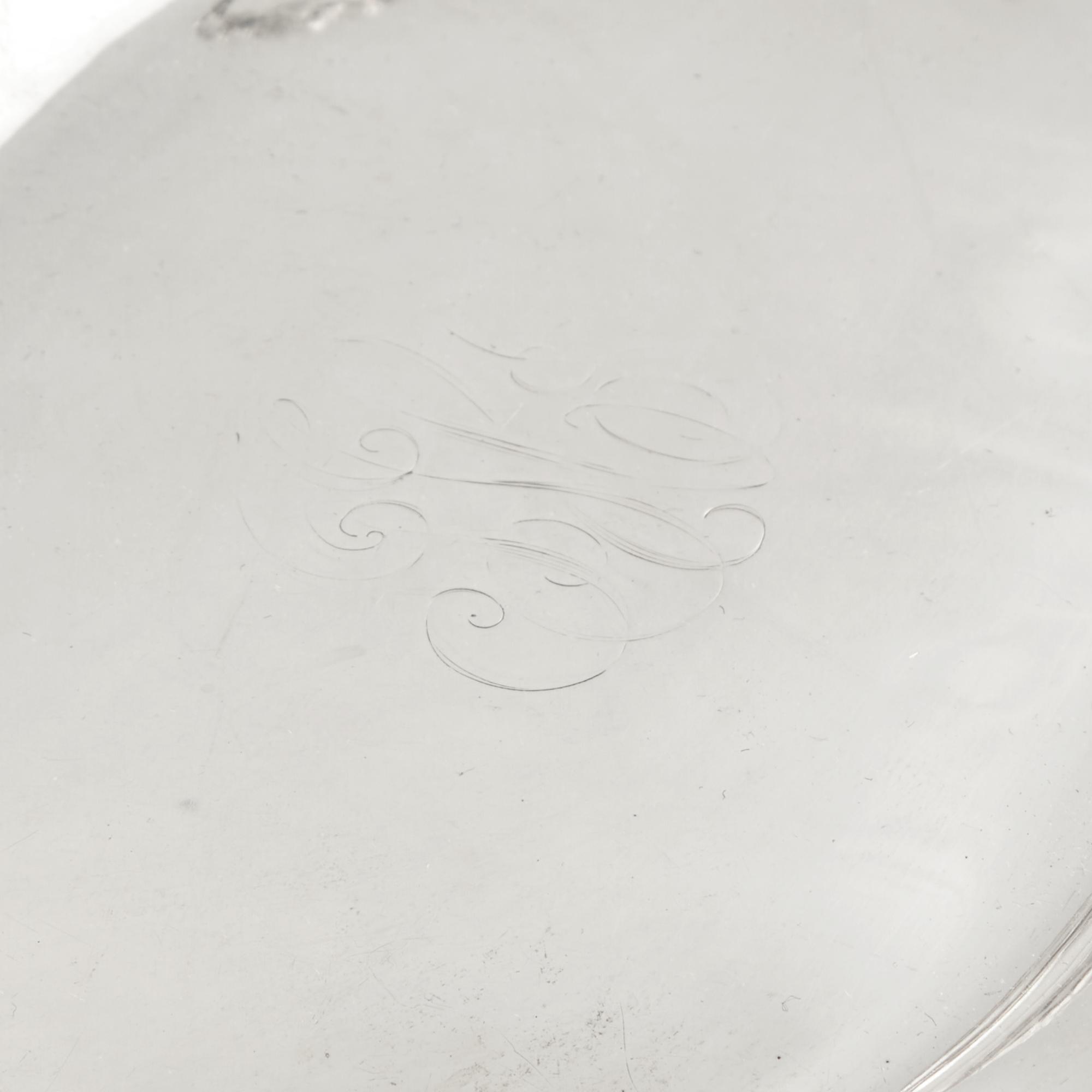 An American Silver Floral Repousse Bowl