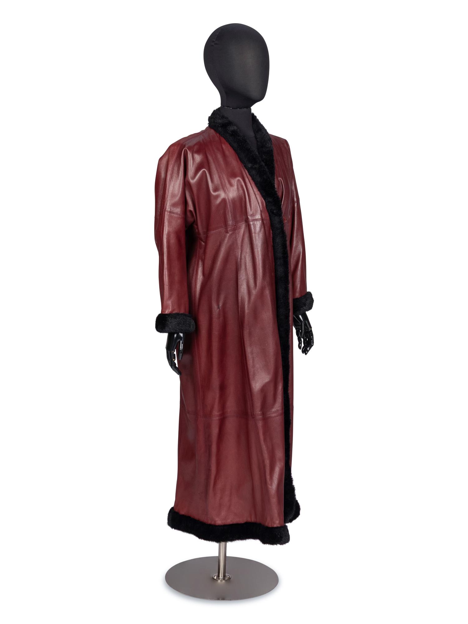 Givenchy, Red Lambskin Coat