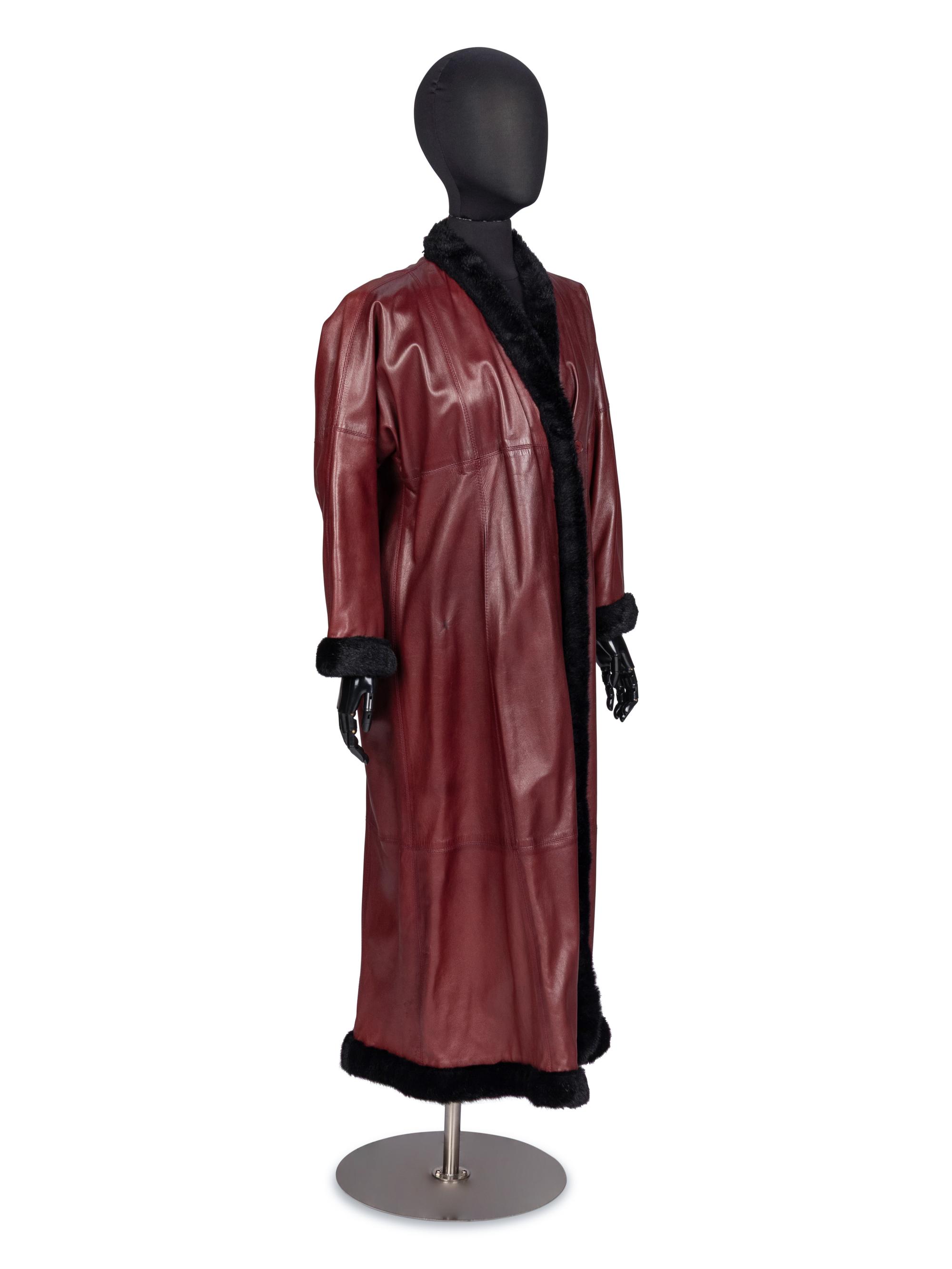 Givenchy, Red Lambskin Coat
