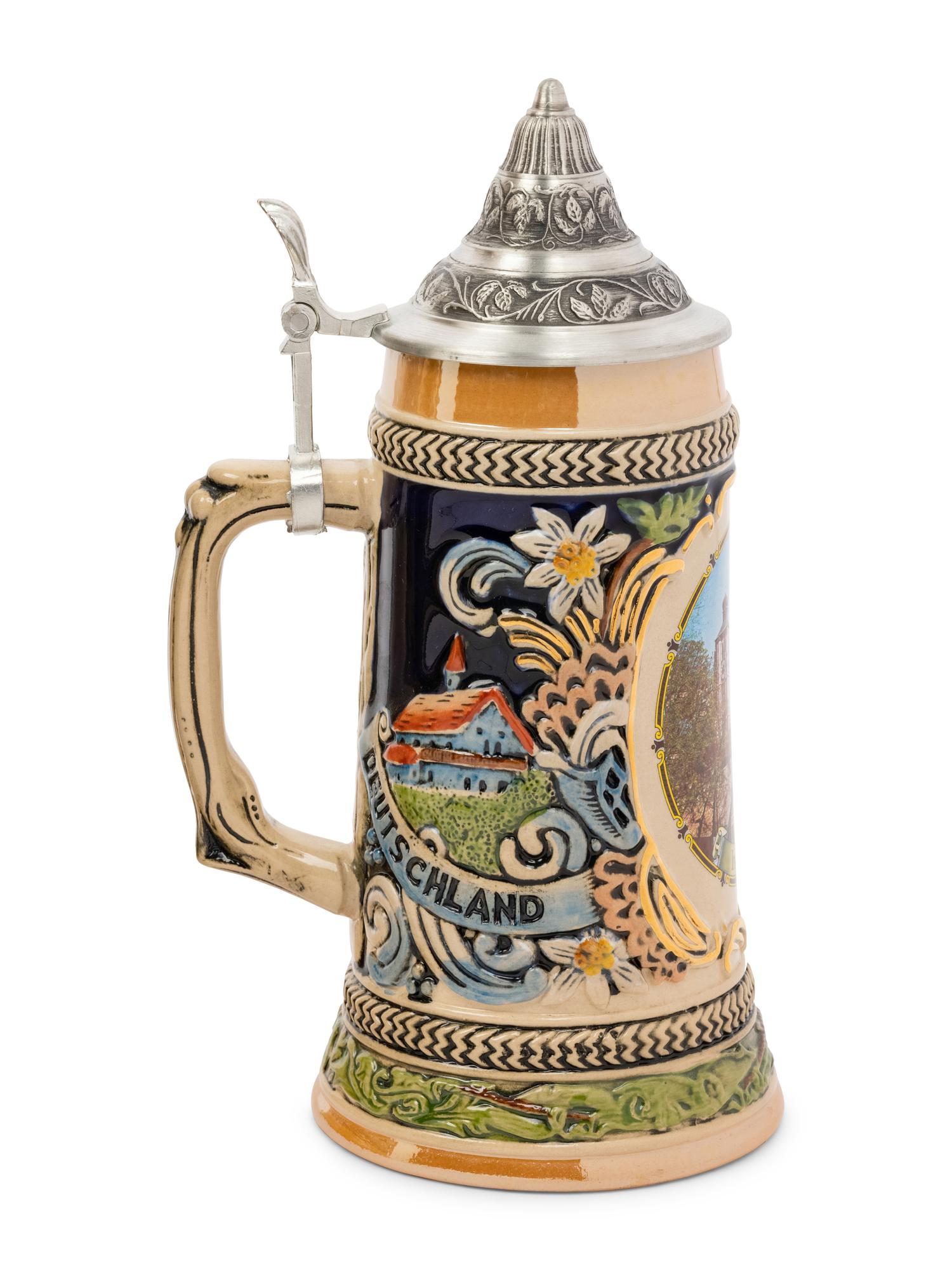 A Group of Four Beer Steins