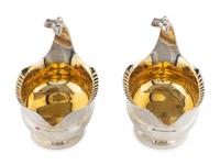 A Pair of Danish Sauce Boats