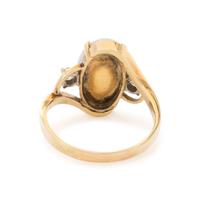 OPAL AND DIAMOND RING