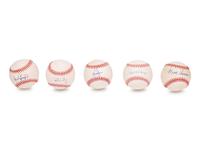 A Group of Over 70 New York Yankees Signed Autograph Baseballs,