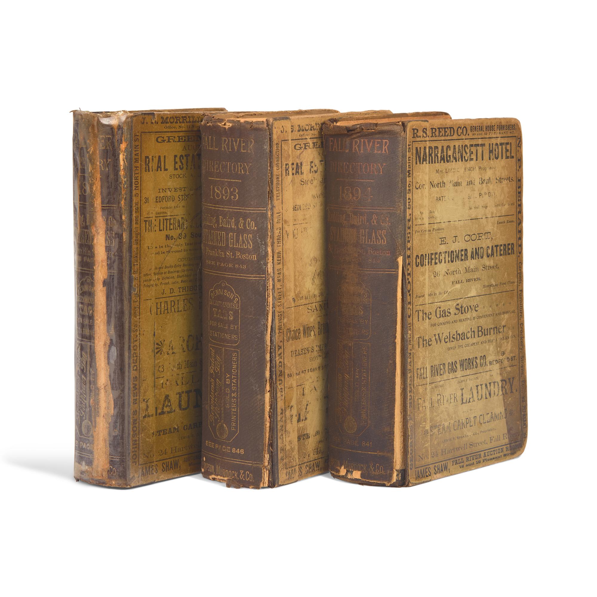 [Americana] [Borden, Lizzie] The Fall River Directory, 1892, 1893, 1894