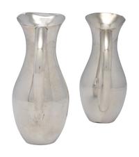 A Pair of Mexican Silver Pitchers