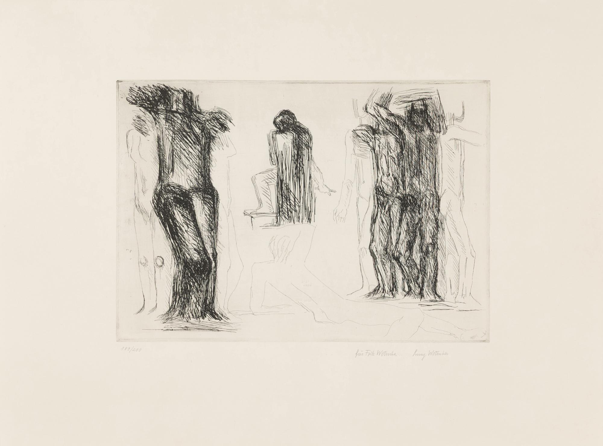 Various Artists (20th century) Omaggio a Michelangelo (complete portfolio of thirteen) , 1975