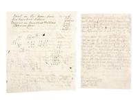 [CIVIL WAR]. Ephemera including elaborately engraved postal cover, wounded soldier's letter, railroad bill of lading for hospital stores, and more