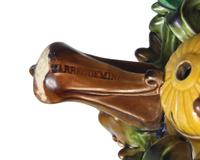 A French Majolica Jardiniere on Stand