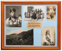 [NATIVE AMERICANS]. A group of photographs of Osage, Kiowa, and Plains Apache subjects.