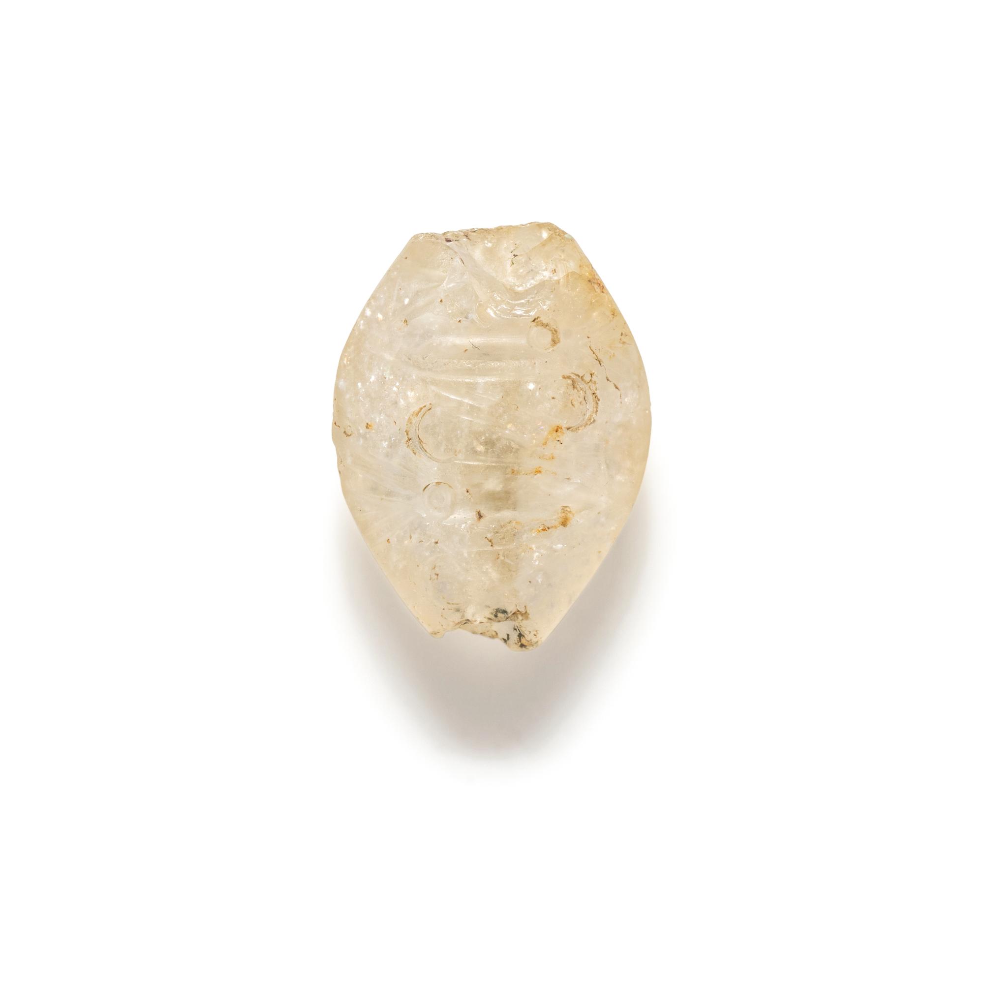 A Minoan Rock Crystal Amygdaloid with Two Cuttlefish