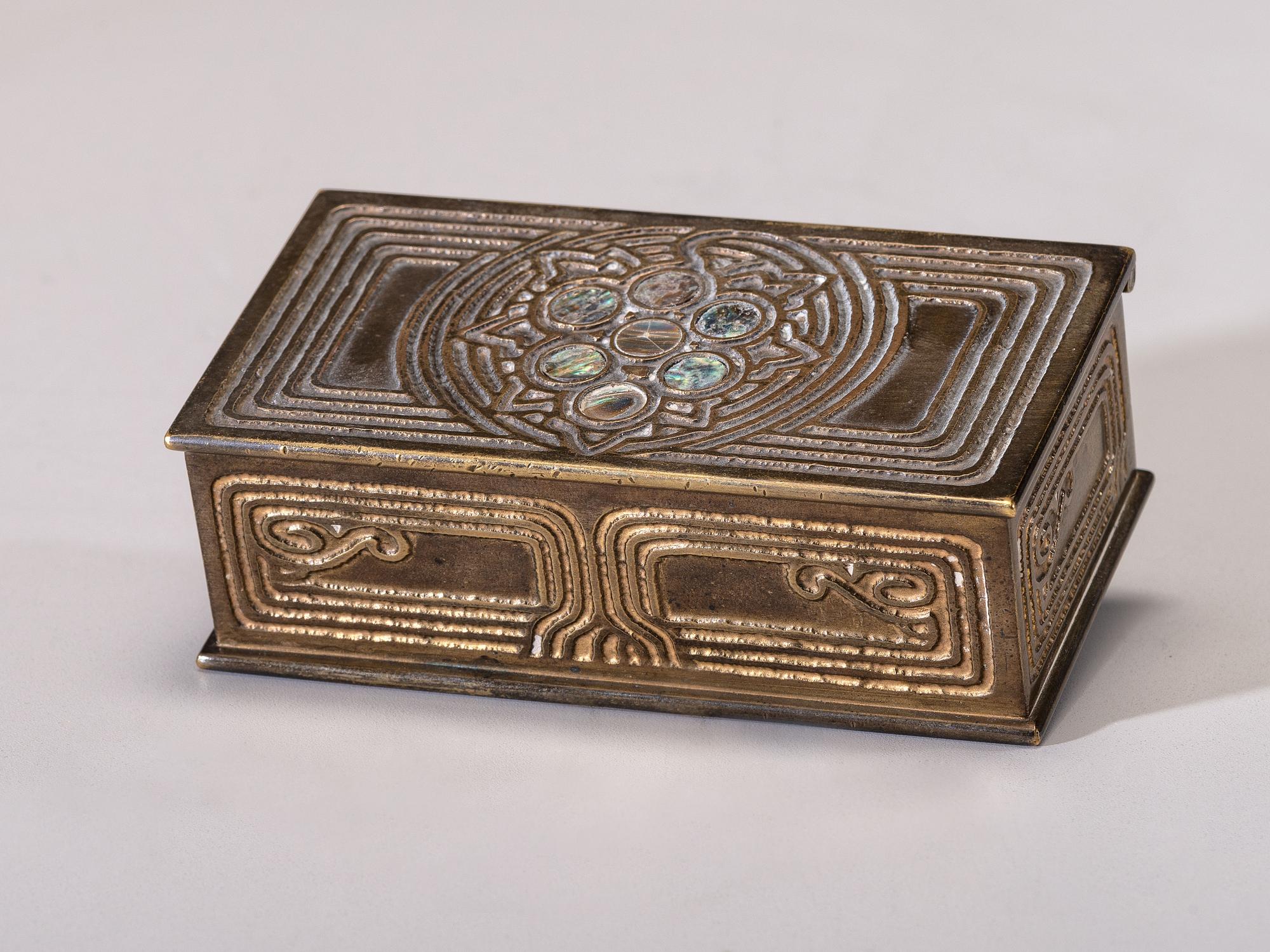 Abalone Stamp Box
