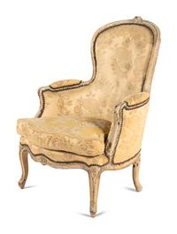 A Louis XV Painted Bergere