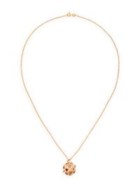GOLD AND GEMSTONE SPUTNIK PENDANT/NECKLACE