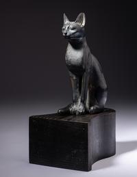 An Egyptian Bronze Cat