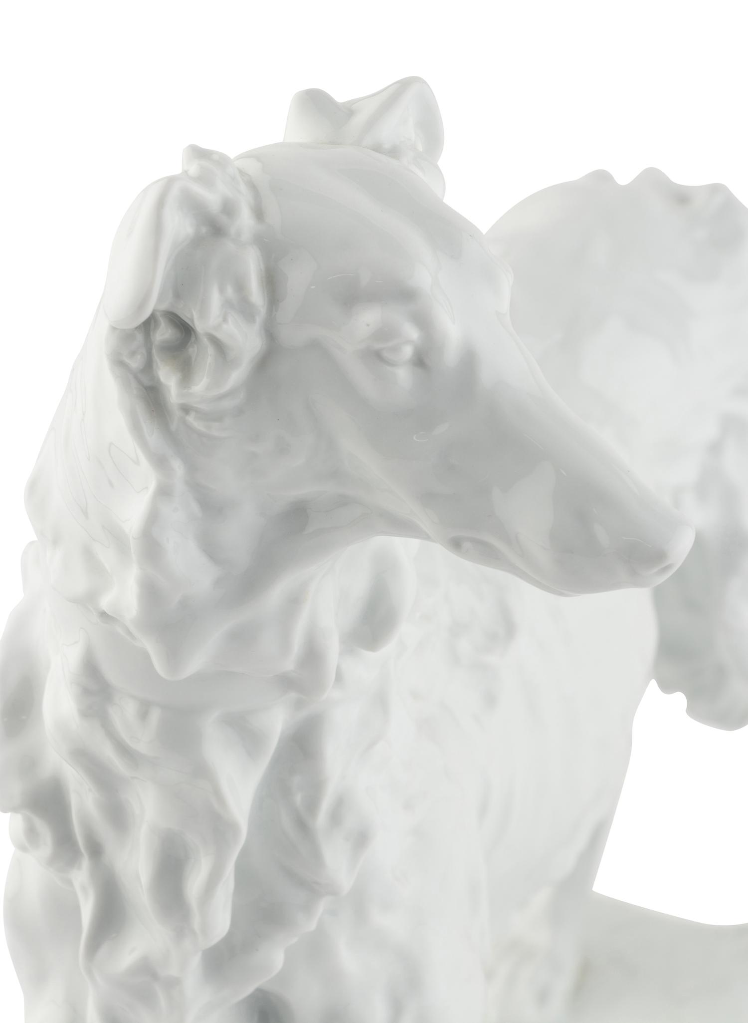 A Herend Porcelain Model of a Russian Greyhound