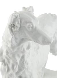 A Herend Porcelain Model of a Russian Greyhound