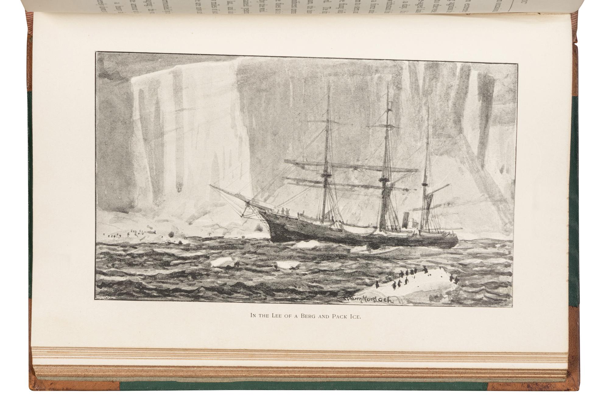 BULL, Henrik Johan (1844-1930). The Cruise of the 'Antarctic' to the South Polar Regions . London & New York: Edward Arnold, 1896.