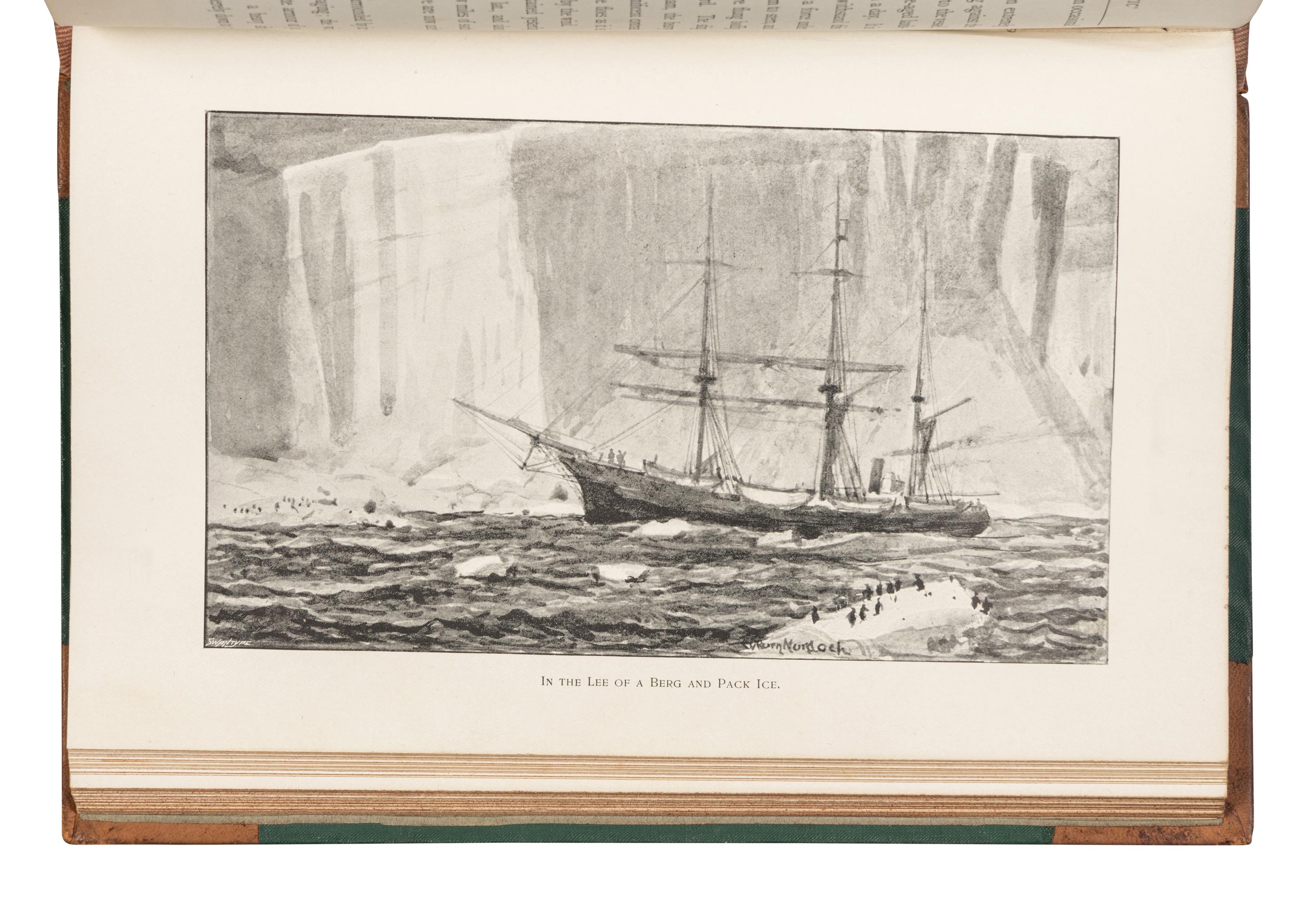 BULL, Henrik Johan (1844-1930). The Cruise of the 'Antarctic' to the South Polar Regions . London & New York: Edward Arnold, 1896.