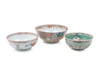 A Large Chinese Export Rose Medallion Porcelain Bowl