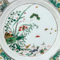 Three Chinese Export Porcelain Plates