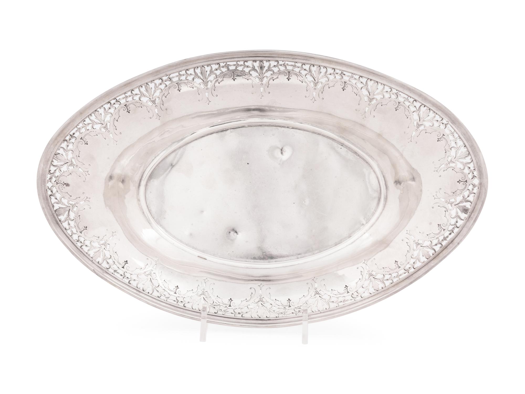 An American Silver Bread Basket