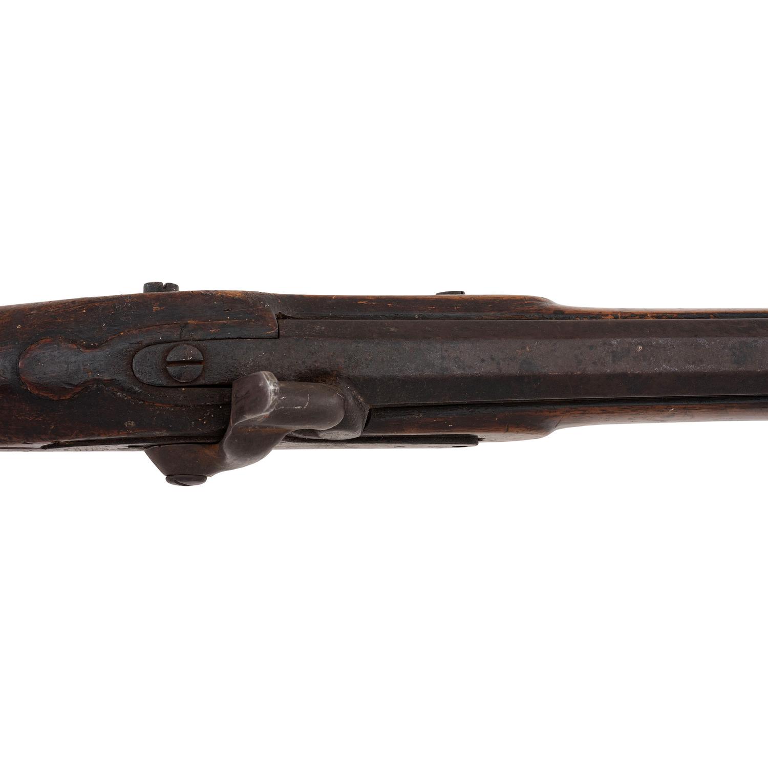 Shortened Percussion Northwest Trade Gun by Isaac Hollis & Sons