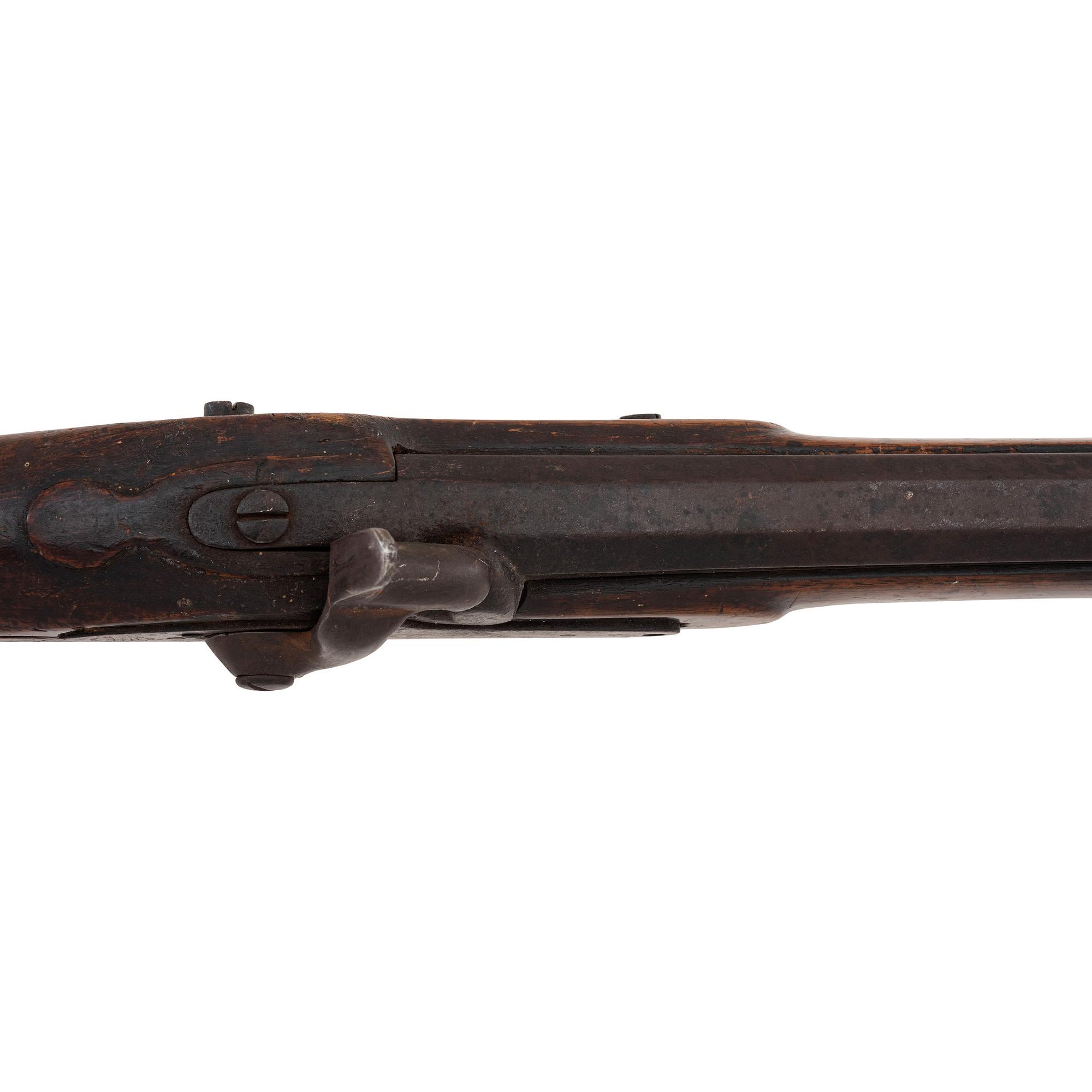 Shortened Percussion Northwest Trade Gun by Isaac Hollis & Sons