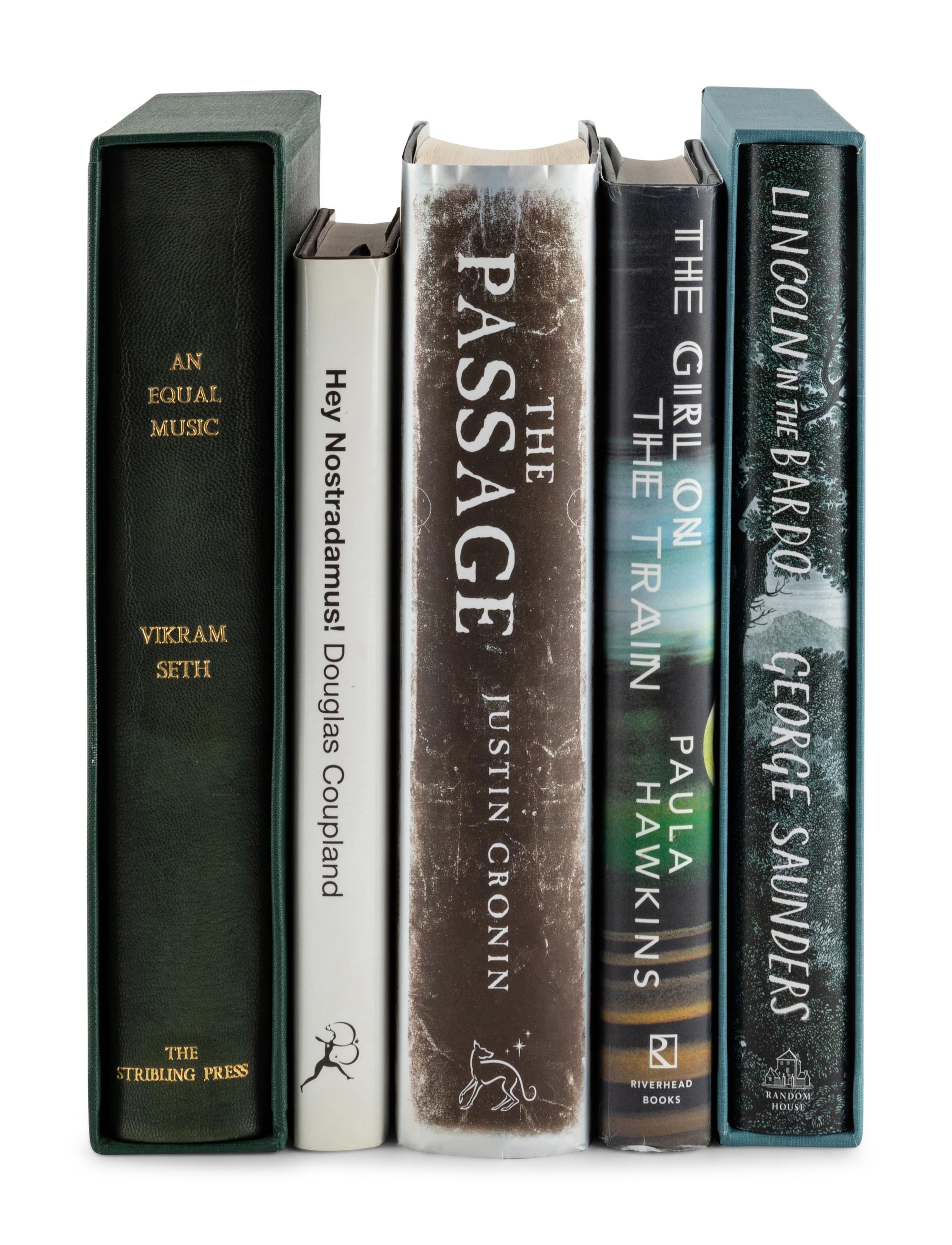[LITERATURE - CONTEMPORARY]. A group of 5 FIRST EDITIONS, comprising: